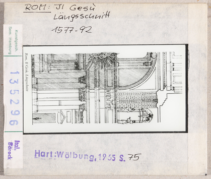 Vorschaubild Rom: Il Gesù, Längsschnitt 